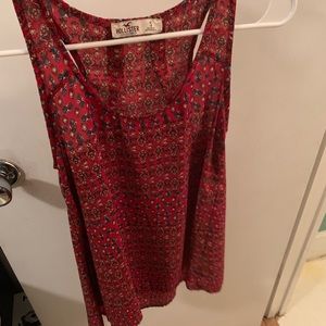 red racerback tank top